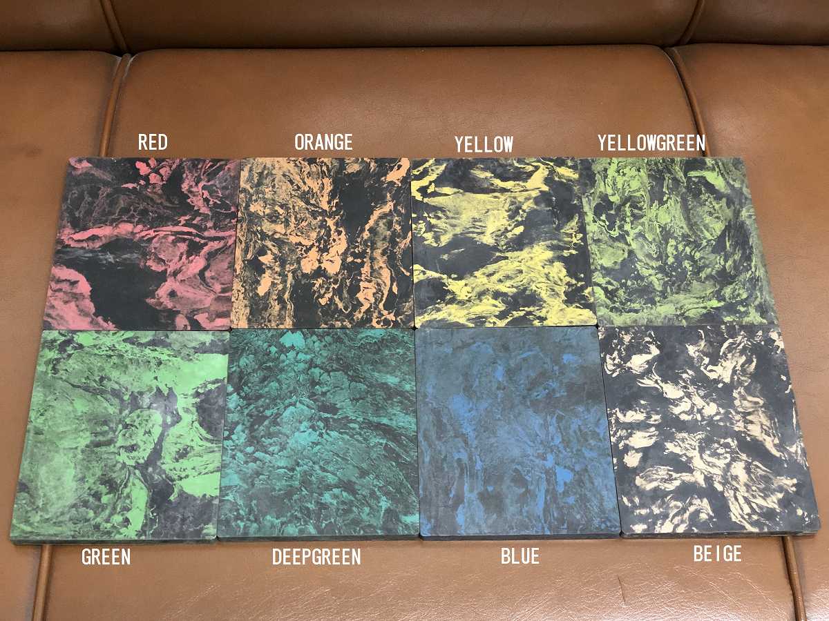 COLOR MARBLED PLATES
