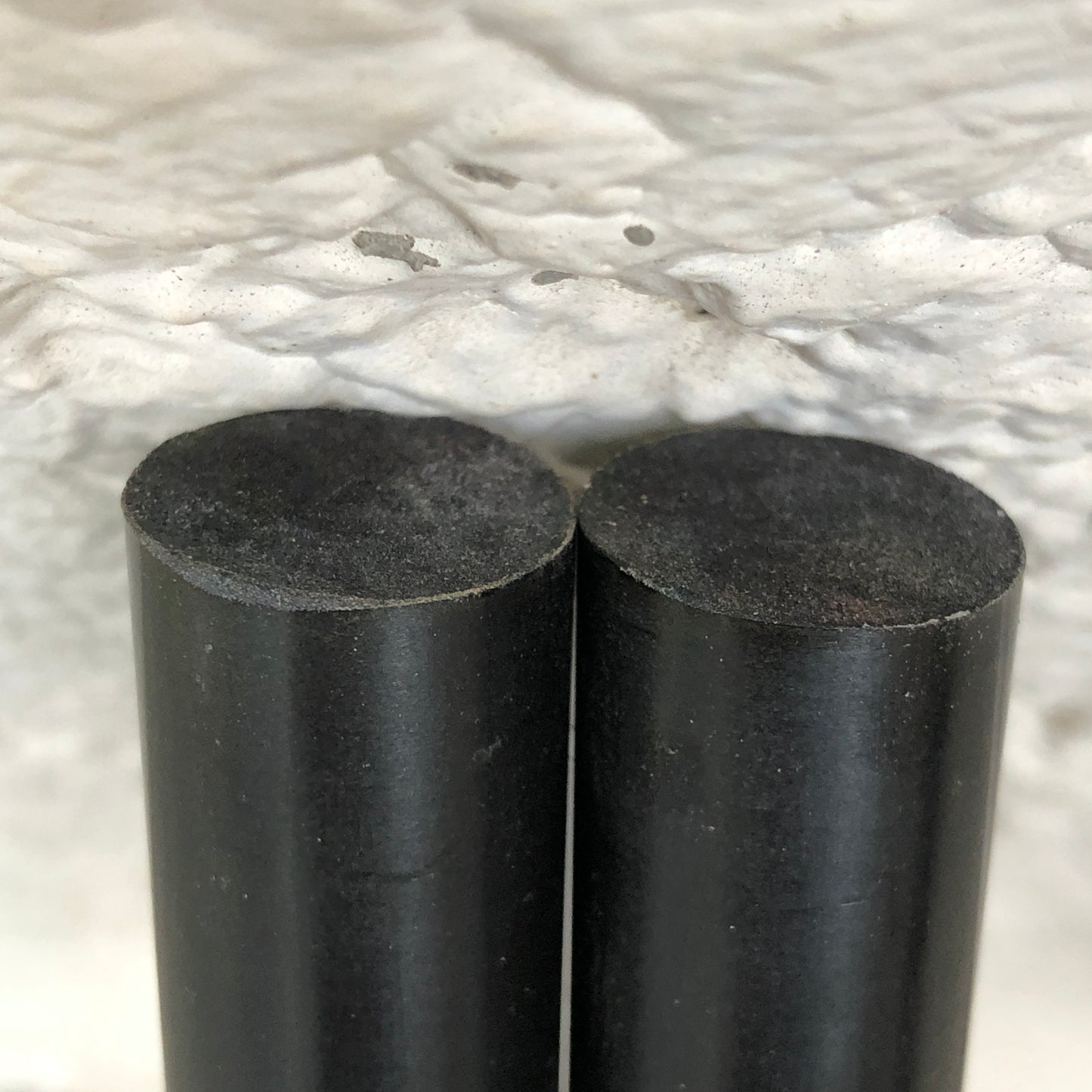 "PURE BLACK" POLISHED RODS which contains carbon black for non-discoloration