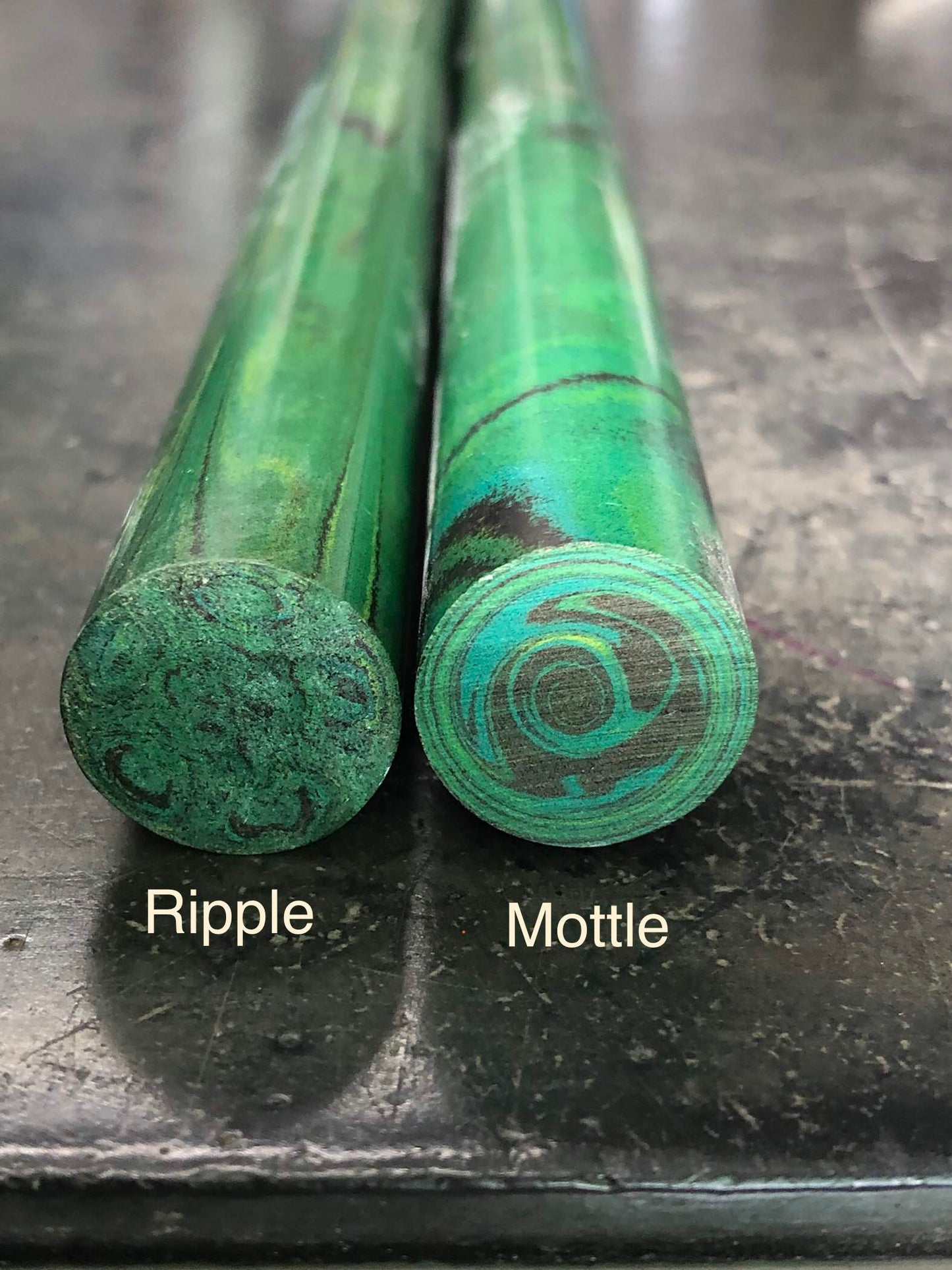 [CUSTOM 4 COLORS MOTTLE] UNPOLISHED ROD (MOQ: 3)